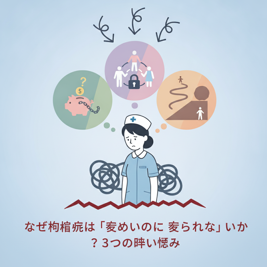 なぜ看護師は「辞めたいのに辞められない」のか？3つの深い悩み