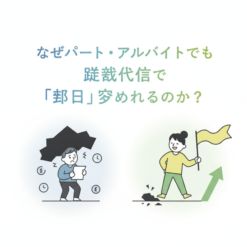 なぜパート・アルバイトでも退職代行で「即日」辞められるのか？